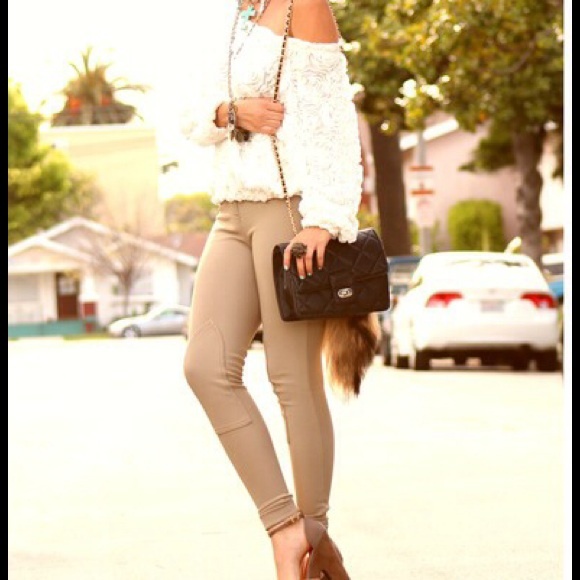 American Apparel Riding Pant - Creme