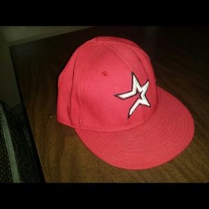 Red baseball hat