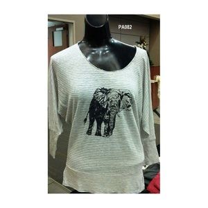 Organic Material Elephant Shirt