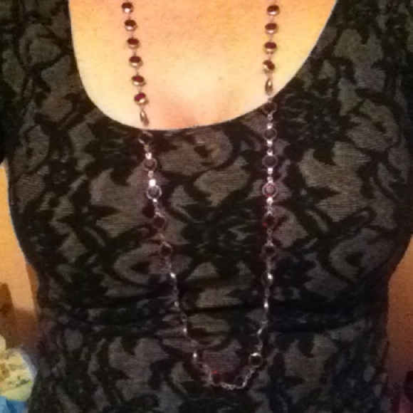 Final! Vintage Swarovski ruby red crystal necklace