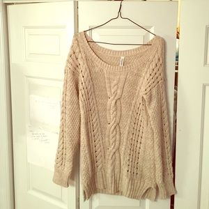 Long Chunky Knit Sweater