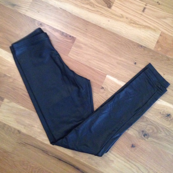 American Apparel Liquid Leather Leggings