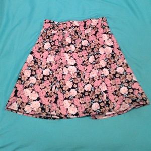 Floral Skater Skirt
