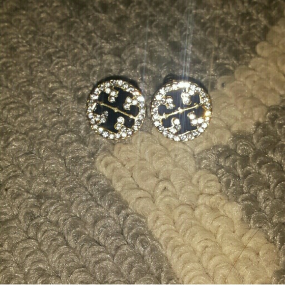 Black Tory Burch inspired earrings