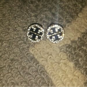 Black Tory Burch inspired earrings