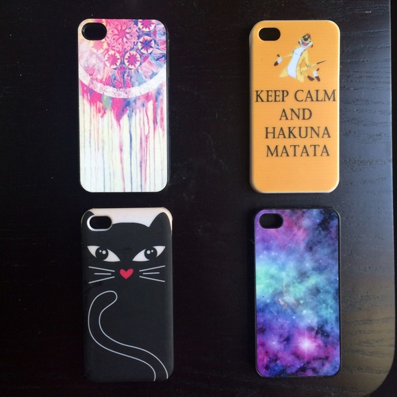 4 hard plastic iPhone 4/4S cases