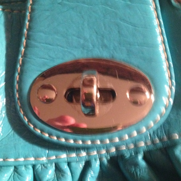Teal Jessica Simpson handbag - Picture 2 of 4