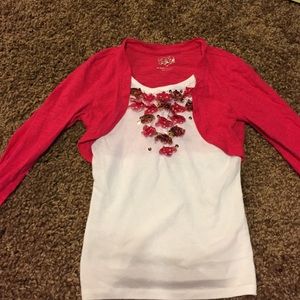 Floral long sleeve shirt