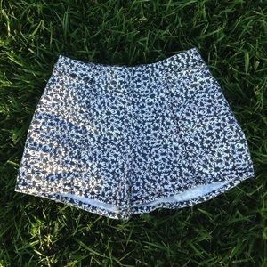 Zip Up High Waisted Shorts