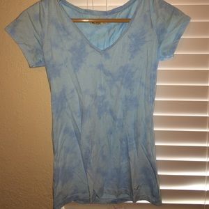 Tie-dye blue Hollister t-shirt, size xs