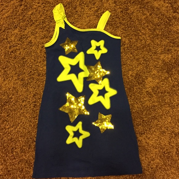 Blue star dress