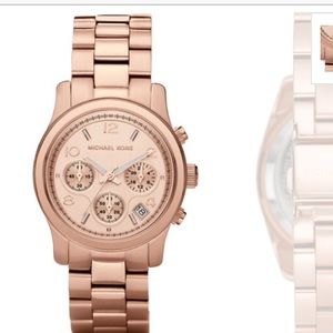 Rose Gold Michel Kors Watch
