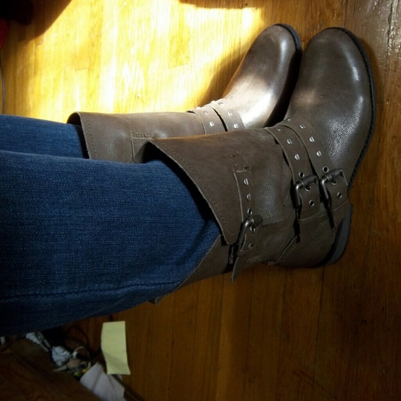 Size 8 Dolce Vita Leather Motorcycle Boots - NWOT