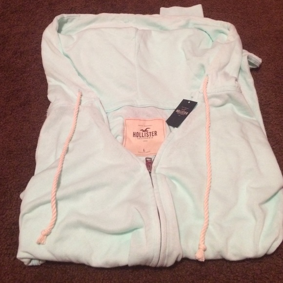Brand new light blue Hollister sweatshirt