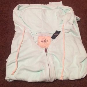 Brand new light blue Hollister sweatshirt