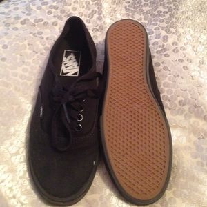 All Black Vans