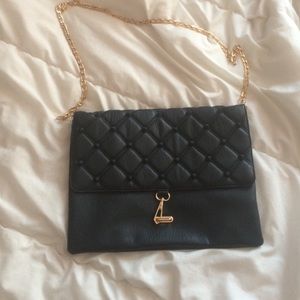 *ON HOLD* Black studded bag/clutch