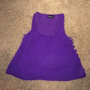 Purple Tank Top from Frenzy