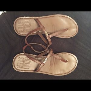 Brown Hollister sandals