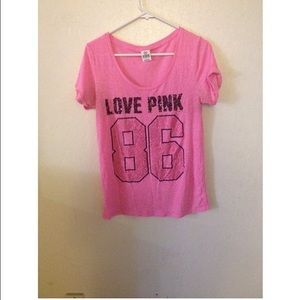 Love Pink VS Sequin Tee