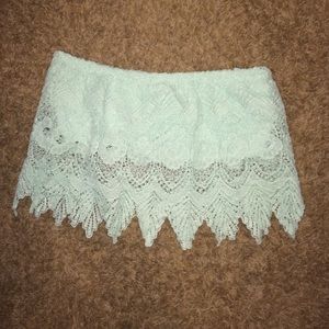 strapless lace shirt from forever 21