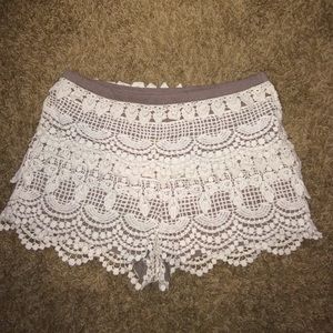 Laced shorts