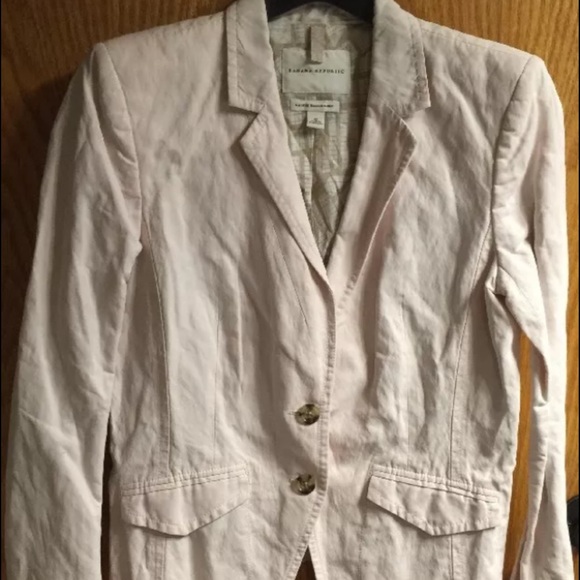 NEW - Banana Republic Women's Subtle Pink Jacket - Picture 1 of 1