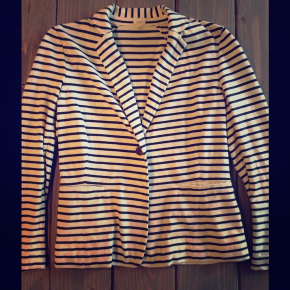 🚫SOLD🚫J  crew striped blazer