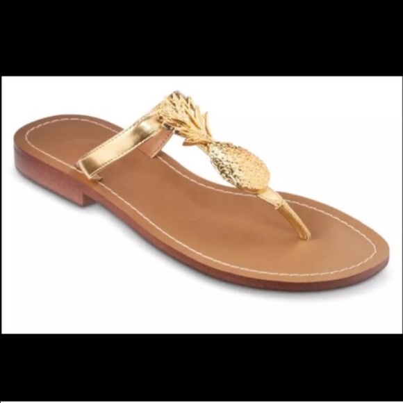 NWT Lilly Pulitzer for Target Pineapple Sandals