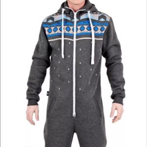 NEW - Aztec Men's Casual Print One Piece Jumpsuit