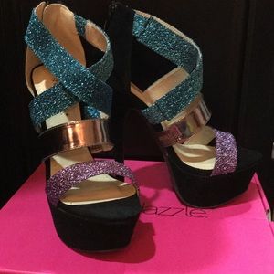 Stiletto sandals size 6