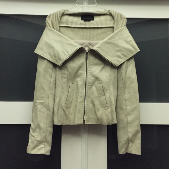 Leather/Sweater BCBG Jacket