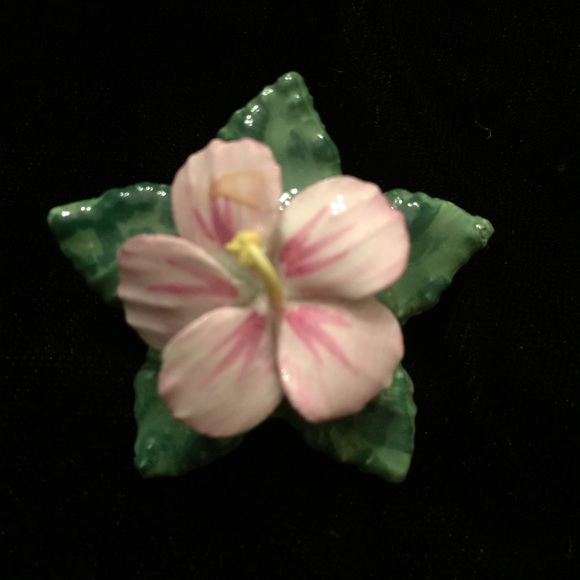 Vintage porcelain pin