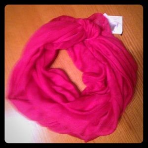 Calvin Klein Hot Pink Infinity Scarf.