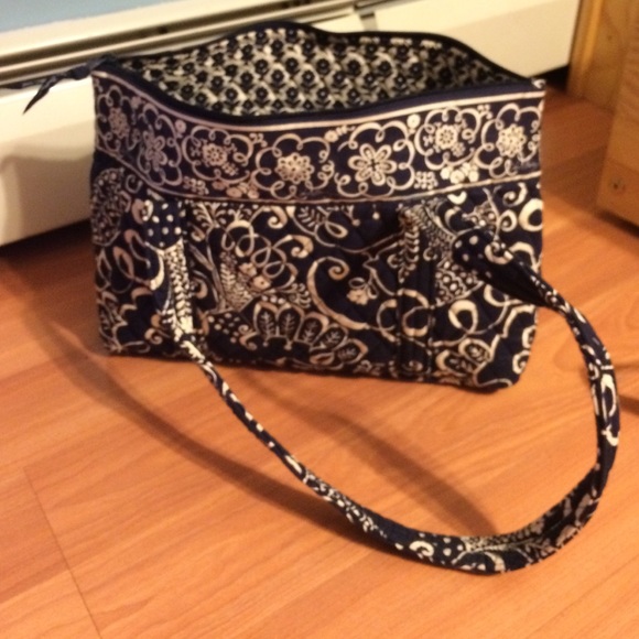 Vera Bradley Mandy Shoulder bag, Twirly Birds Navy