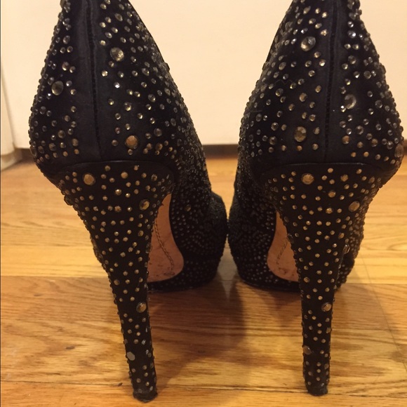 BCBGMaxAzria rhinestone pumps - Picture 2 of 4