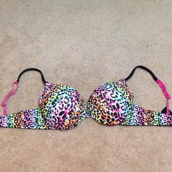 Joe Boxer leopard multi color bra!