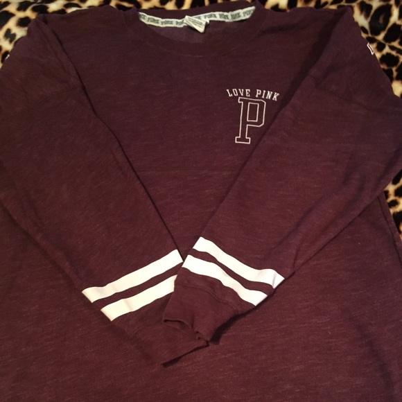 Pink crew neck