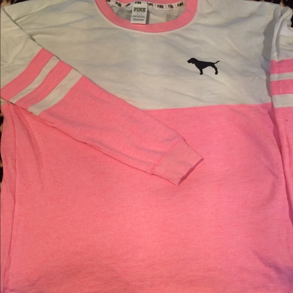 Pink Victoria secret crew neck