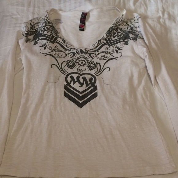 Metal mulisha long sleeve tshirt size m