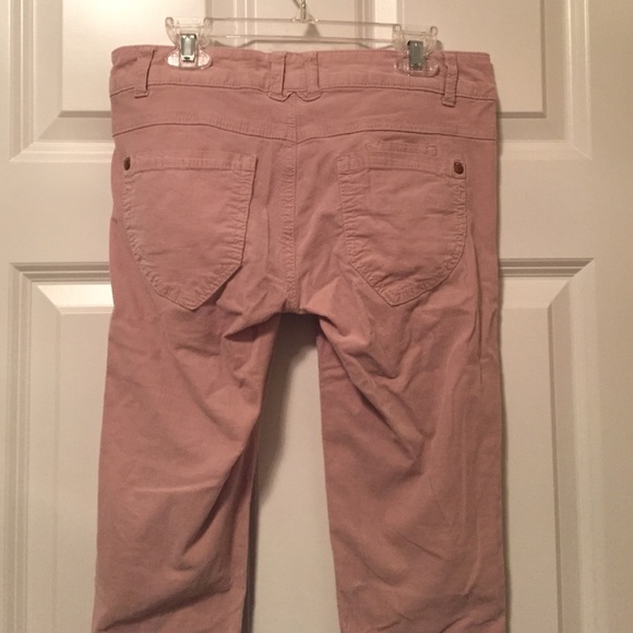 •Light Mauve Skinny Corduroy Pants• - Picture 2 of 2