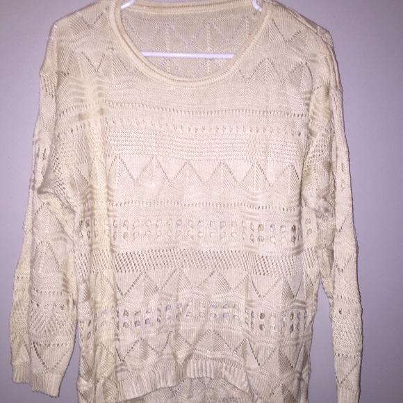 Aztec knit sweater