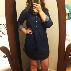 J. Crew Chambray Shirtdress