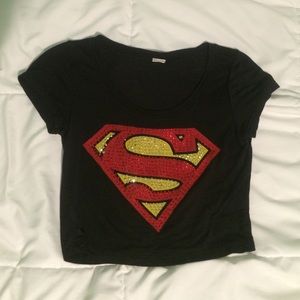 Superman crop-top