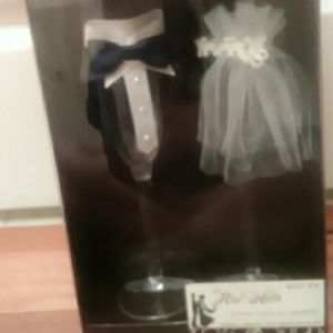 NWT- Wedding toast glasses