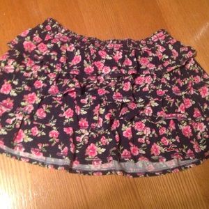 Hollister floral skirt