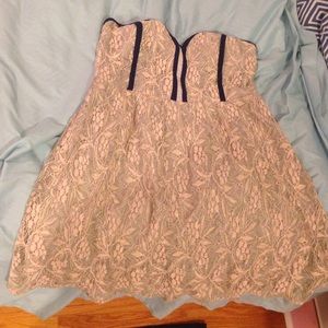 Urban Outfitters blue lace dress