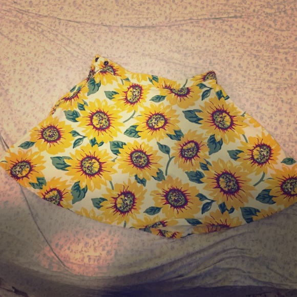 American apparel sunflower circle skirt