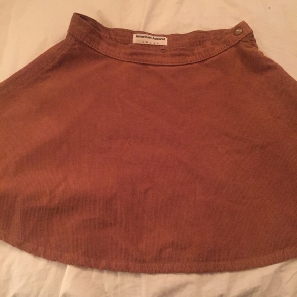 American Apparel Corduroy Circle Skirt