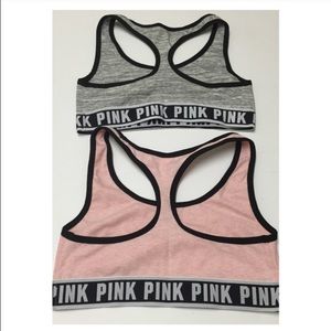 PINK sports bras